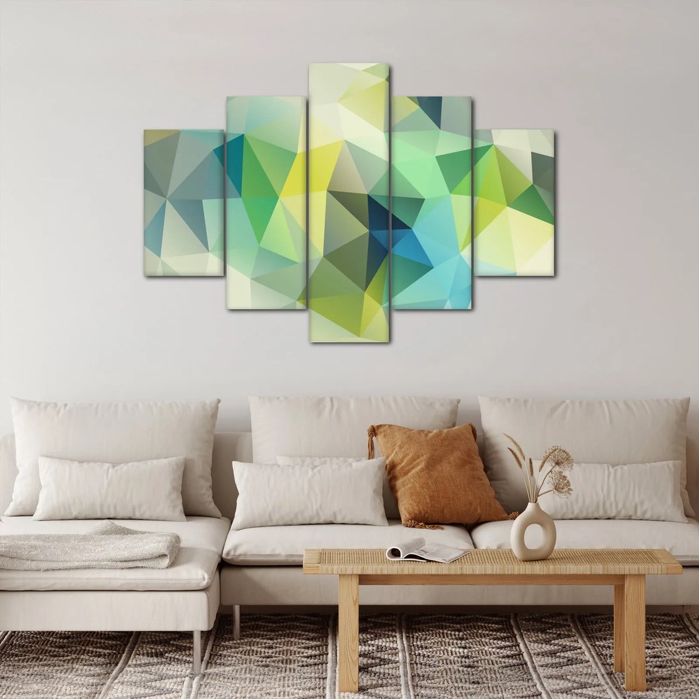 A geometriai absztrakció képe (150x105 cm)