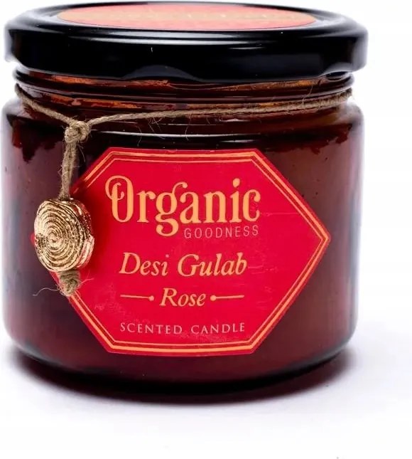 Szója illatgyertya Song of India Desi Gulab Rose
