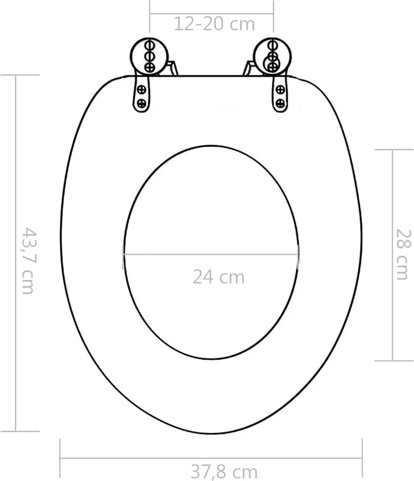 2 db régi famintás MDF WC-ülőke lassan csukódó fedéllel