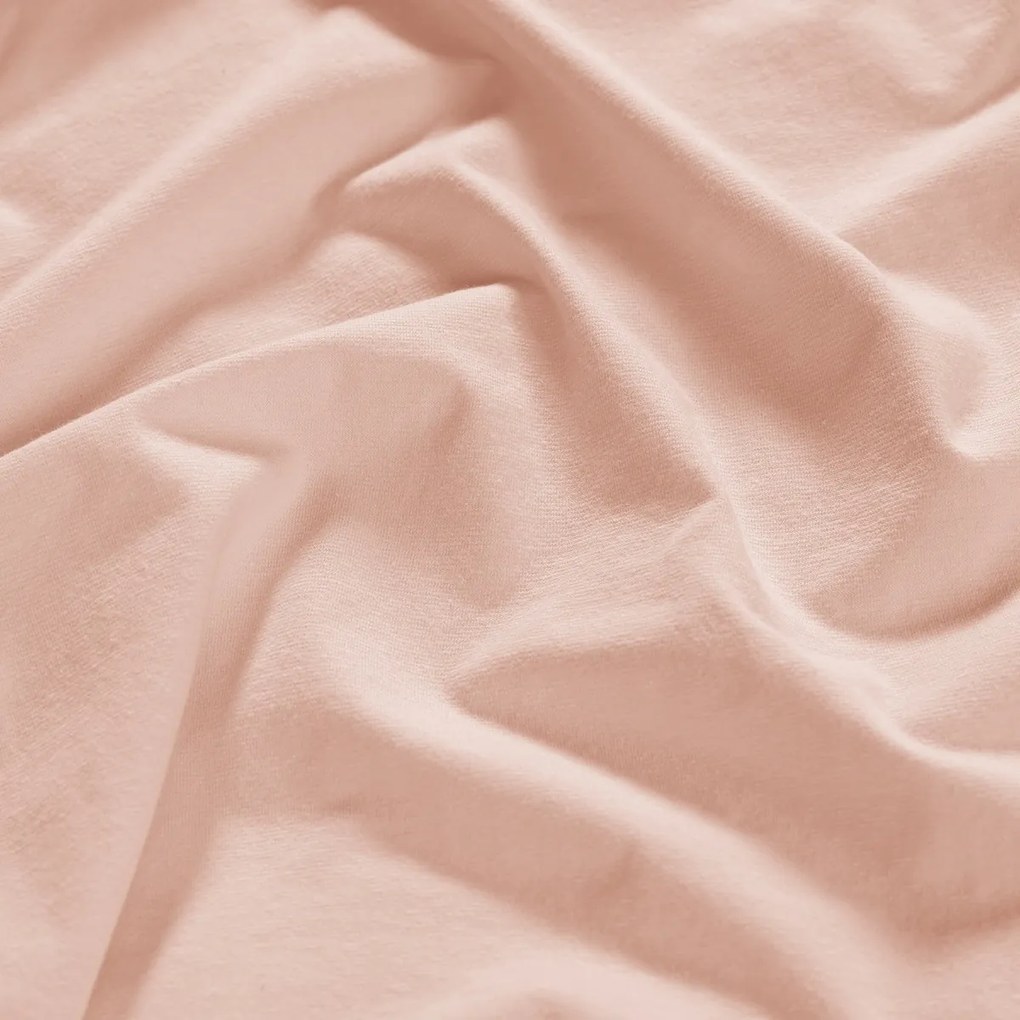4Home Luxury Jersey lepedő púder, 90 x 200 cm