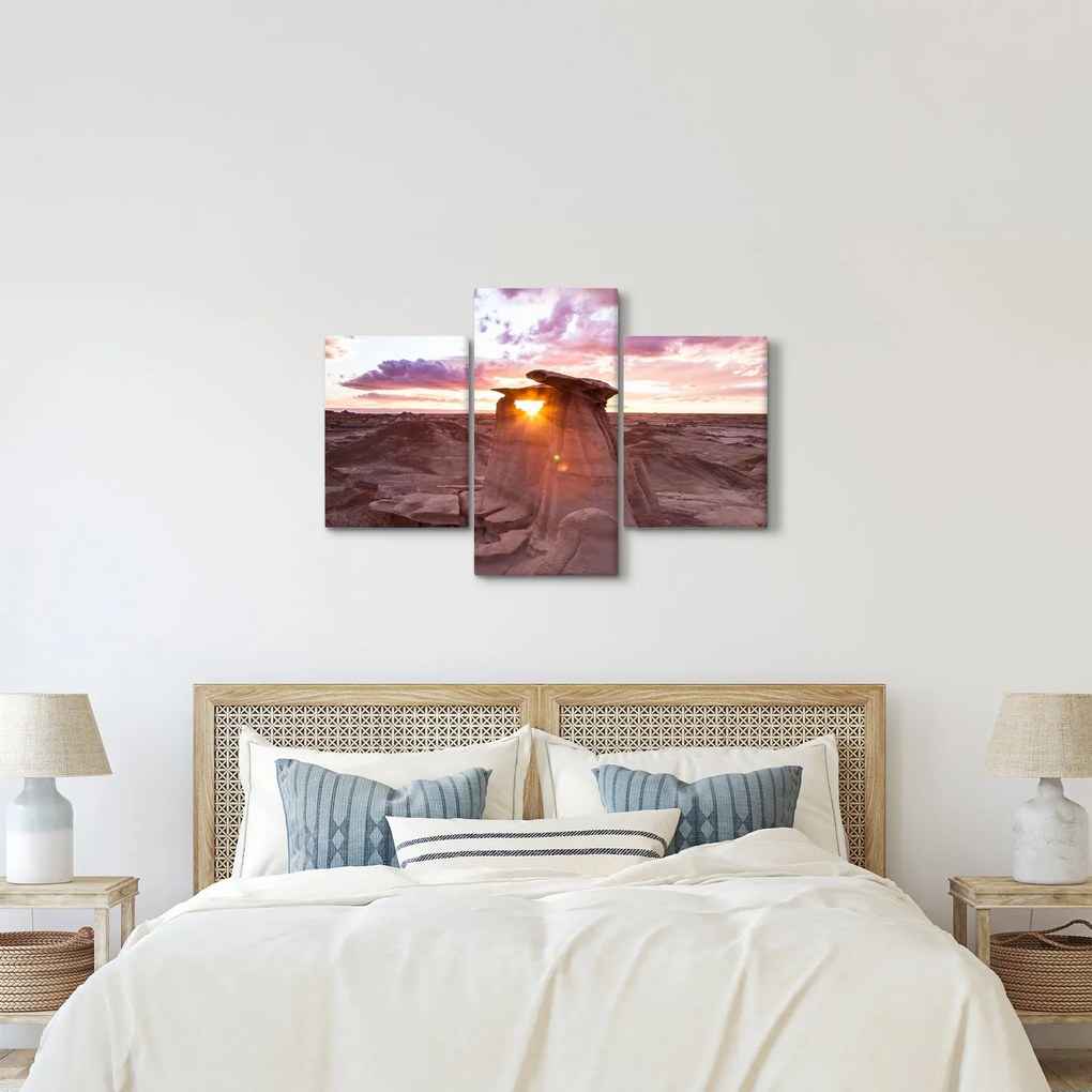 Kép - naplemente a sivatagban (90x60 cm)