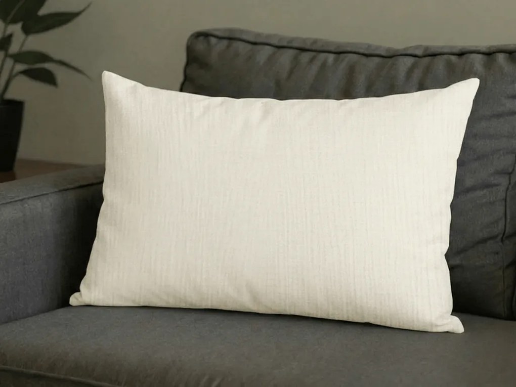 Muszlin párnahuzat PURELY 40x80 cm, krém színű