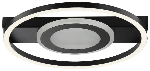 Brilliant -LED RGBW dimmelhető mennyezeti lámpatest MAUREEN LED/20W/230V 3000-6500K fekete+ távirányítóval