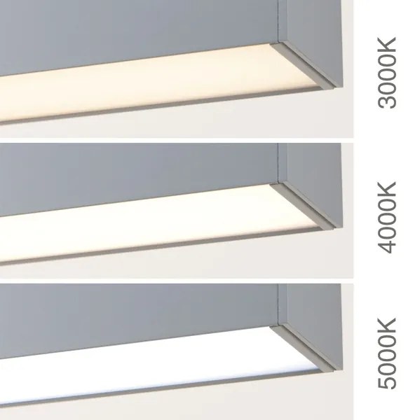 Orion- LED mennyezeti/függesztett lámpa 2 az 1-ben PALKKI LED/38W/230V 3000/4000/5000K szürke