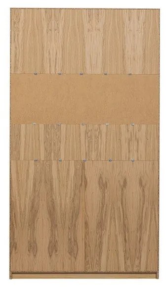 Natúr színű moduláris könyvespolc tölgyfa dekorral 110x199 cm Modulair – vtwonen