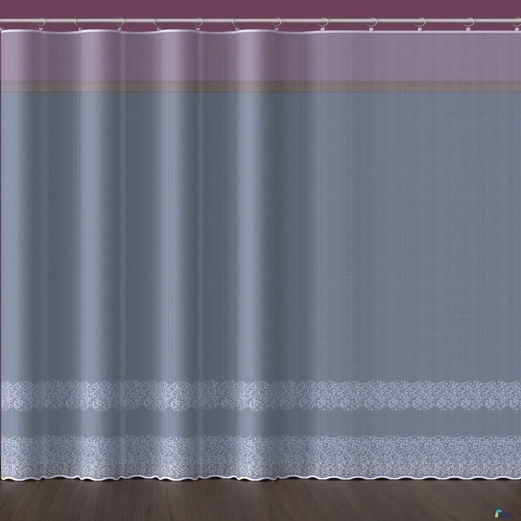 Mg Függöny 618/360 Fehér 300x250cm Kész Szalaggal M