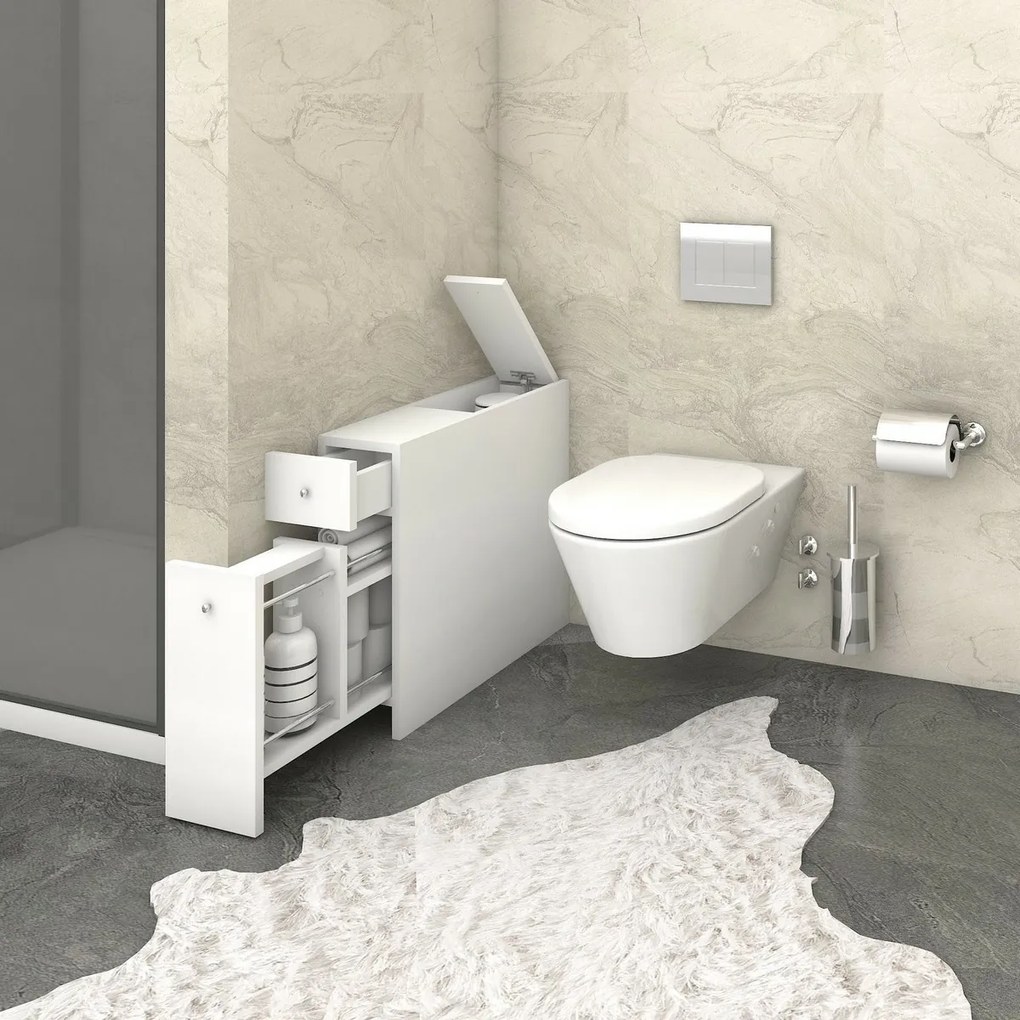 Fürdőszoba szekrény Smart White