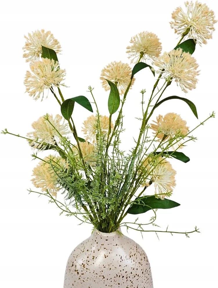 Művirág ágak vázába, 69 cm magas, mezei virágok, élethű