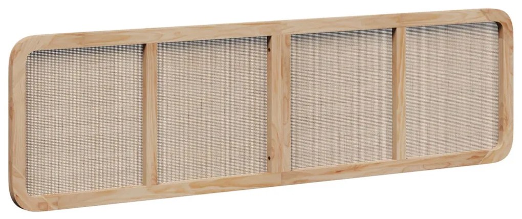 Fejtámla fejtámlával Természetes 200 x 55 x 3 cm Rattan