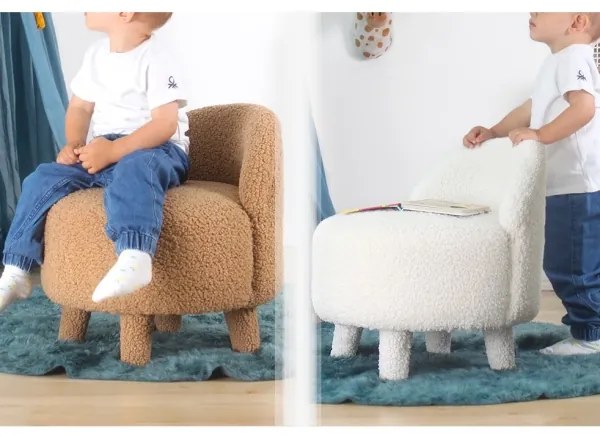 Gyerekfotel PIXI, átm. 46 cm, rózsaszín