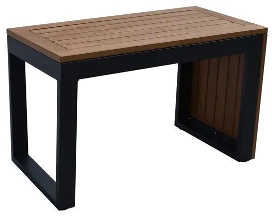 Kerti Garnitúra, Alumínium + Polywood, Szürke. GREY