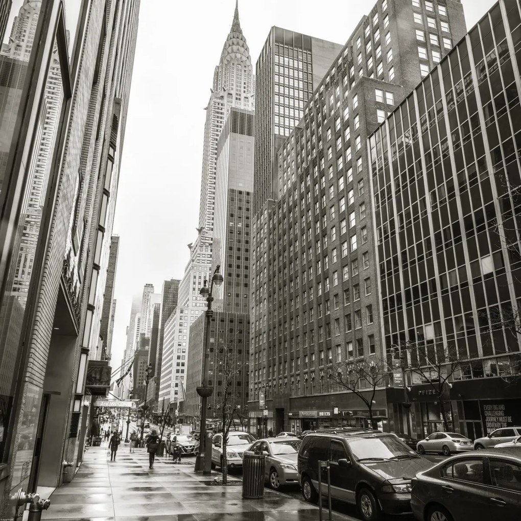 Poszter 70x70cm New York utca, Assaf Frank