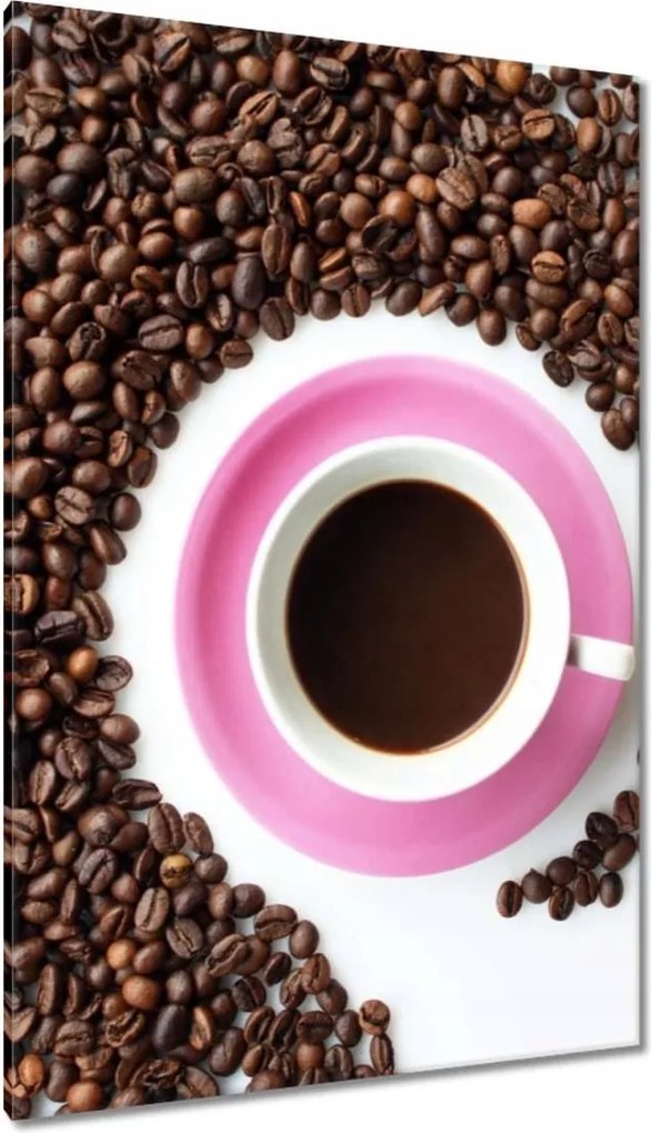 Vászonkép 80x120 Rózsaszín csészealj