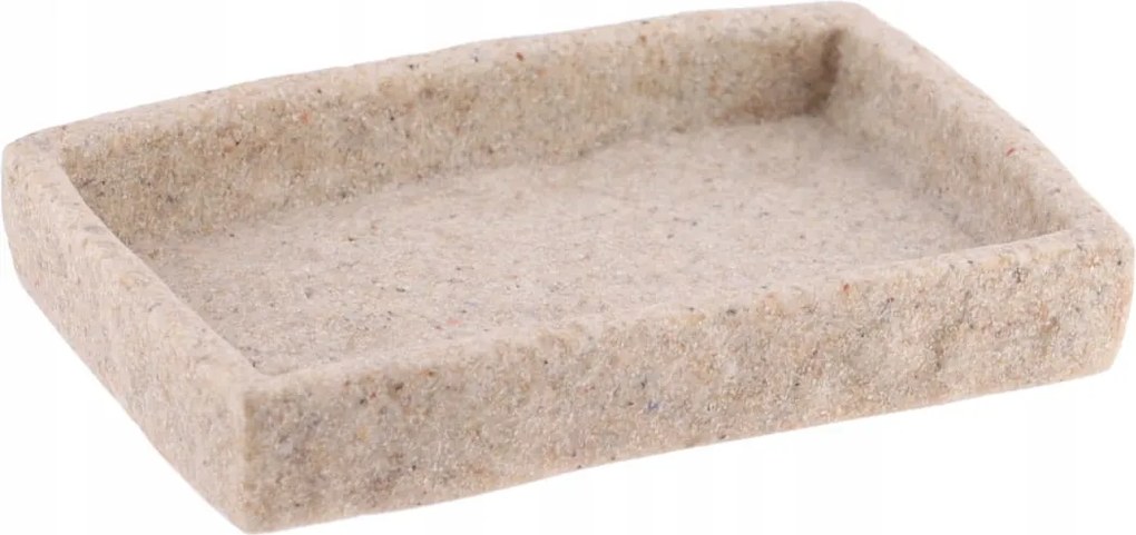 Fürdőszobai dekorációs szappantartó 13x9 Kő bézs