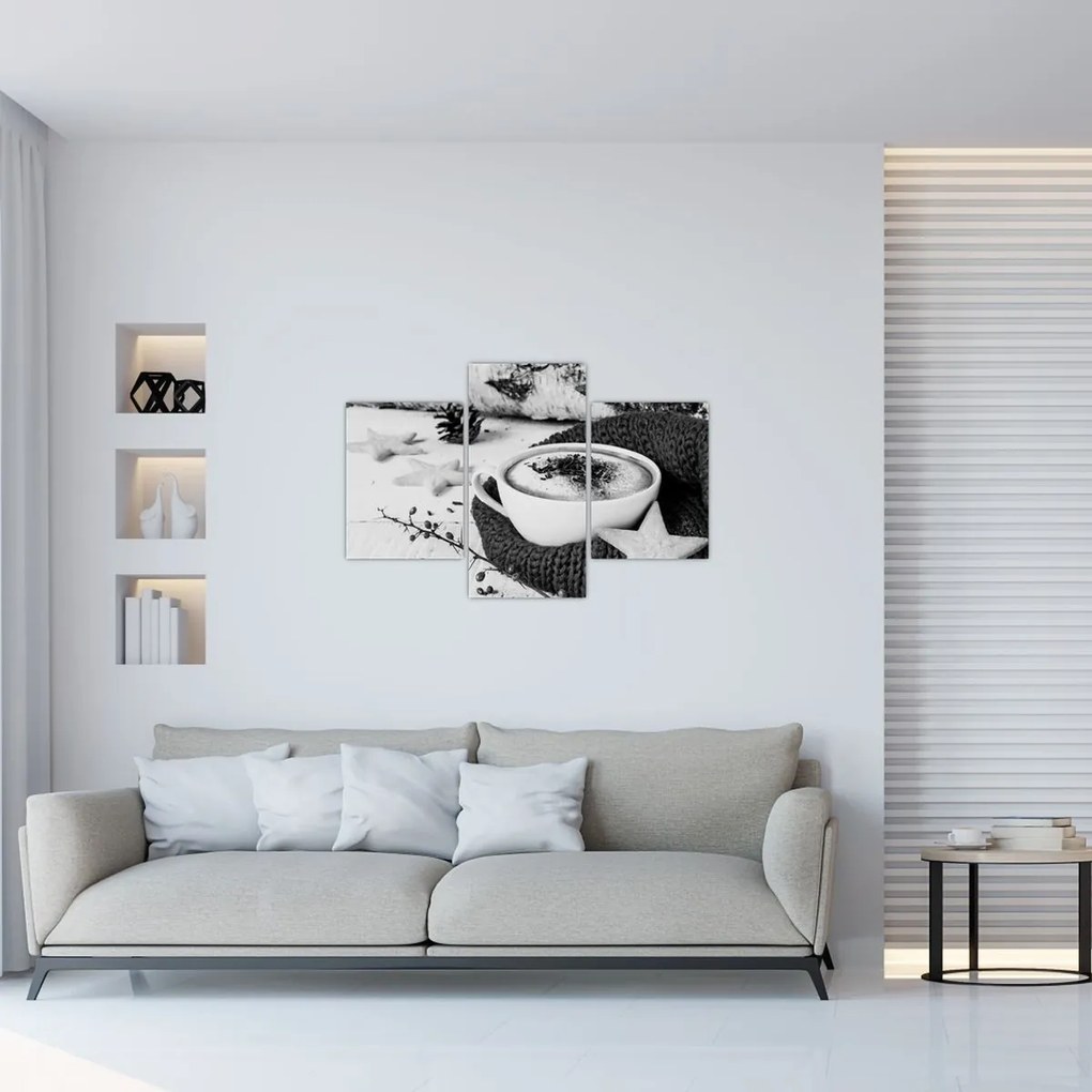 Kép - Téli cappuccino (90x60 cm)