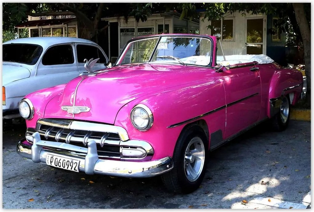 Poszterek 120x80 Kubai autó