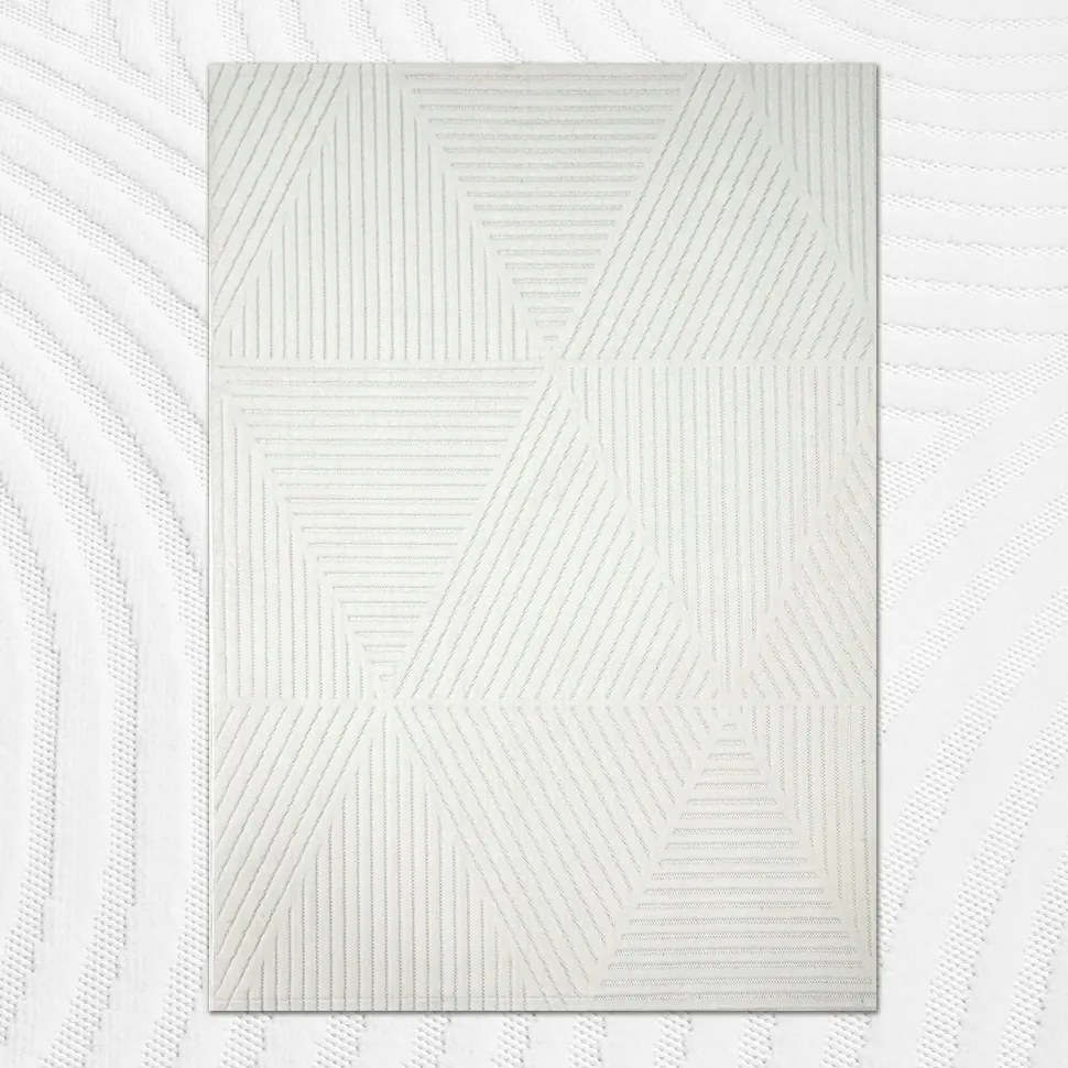 Világos Szőnyeg 120X170 CM Nappali Hálószobába Modern Puha Praktikus