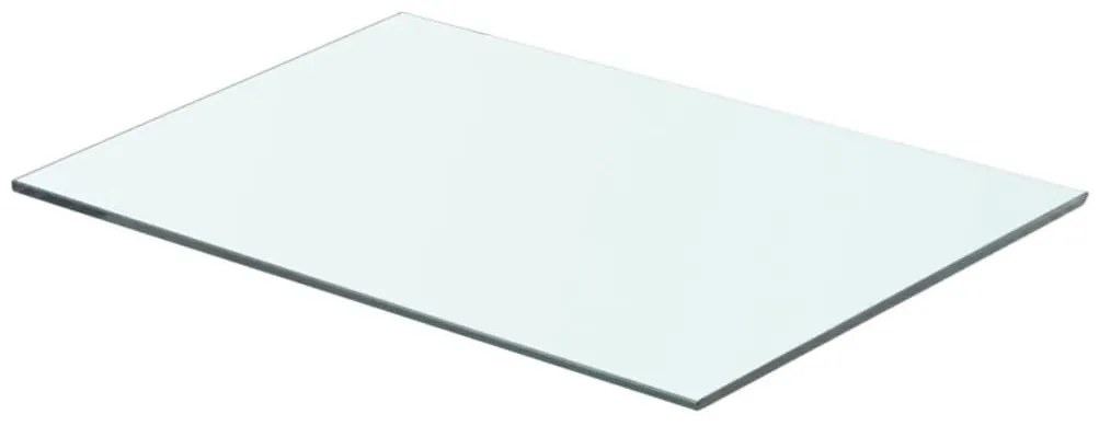 Átlátszó üvegpolc panel 50x30 cm