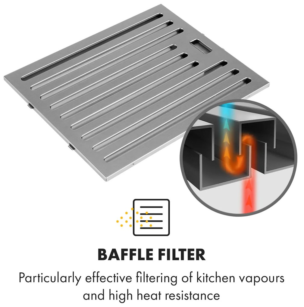 Klarstein Purista Americana, páraelszívó, 306 m³/ó