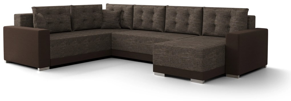 U alakú sarokkanapé Odyssey 3 (barna) (B). 1057343