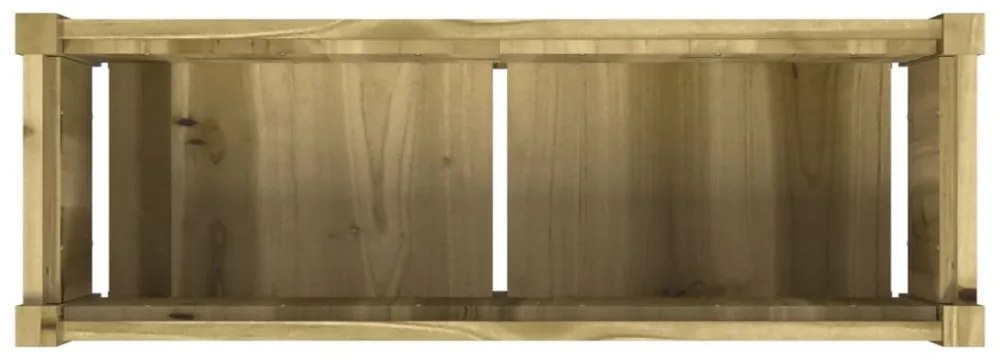 impregnált fenyőfa virágláda 90x31x31 cm