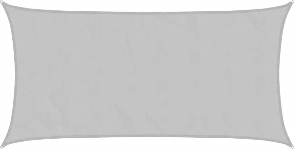 vidaXL világosszürke 100% poliészter oxford szövet napvitorla 3,5x2 m