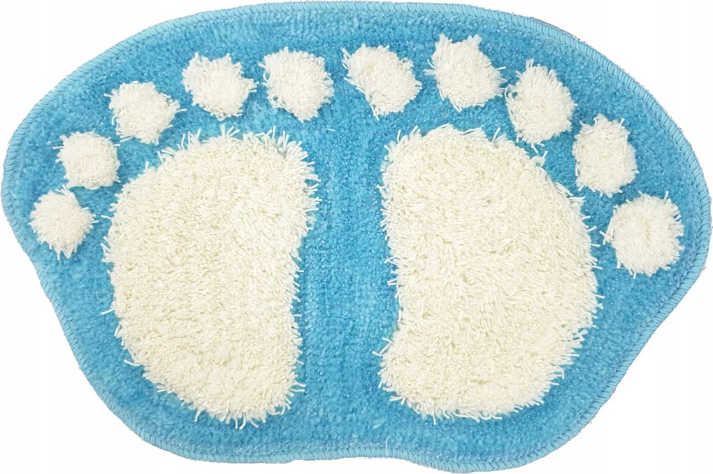 Fürdőszoba Szőnyeg Láb Kék
