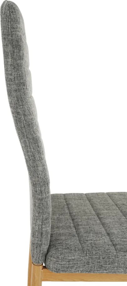 Szék, világosszürke anyag/bükk, COLETA NOVA