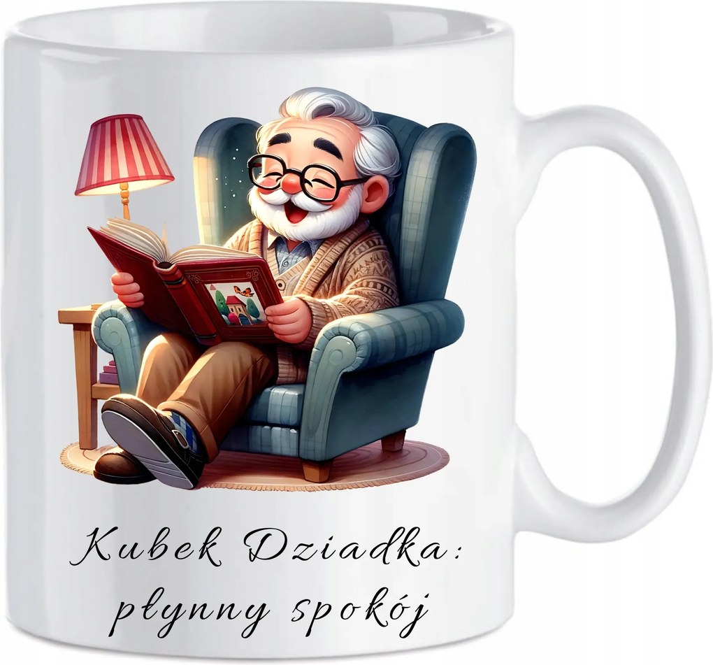 Kerámia bögre Ajándék Nagypapa napja Nagypapa bögre sima nyugalom