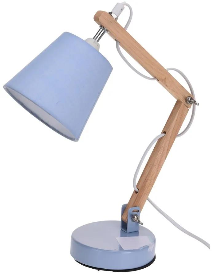 Pastel tones asztali lámpa, kék, 45 cm,
