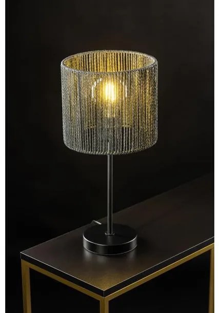 Lámpa Mennyezeti lámpatest FORESTO 4 , 6267, AC220-240V, 50/60Hz, 1*E27, max.40W, átmérő 22,5 cm, fekete