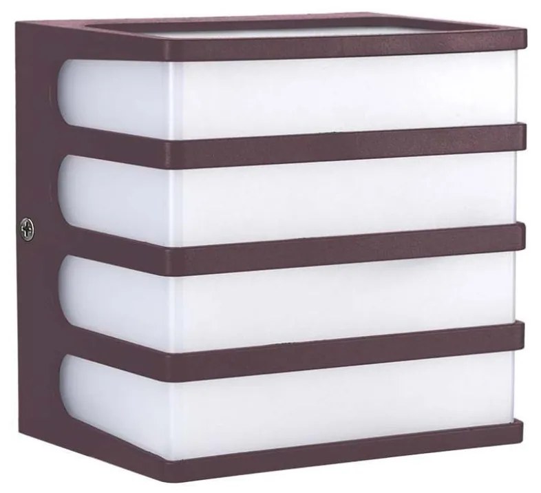 LED Kültéri fali lámpa LED/8W/230V IP65 4000K barna