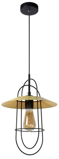 Lucide 74309/01/34 - Csillár zsinóron MASSON 1xE27/40W/230V sárga