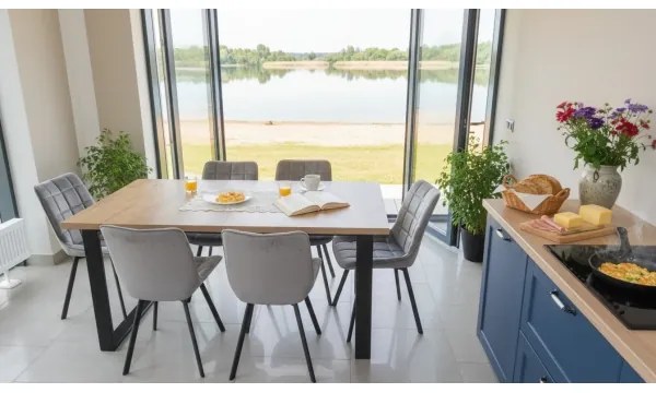 COLIN kihúzható étkezőasztal, tölgy