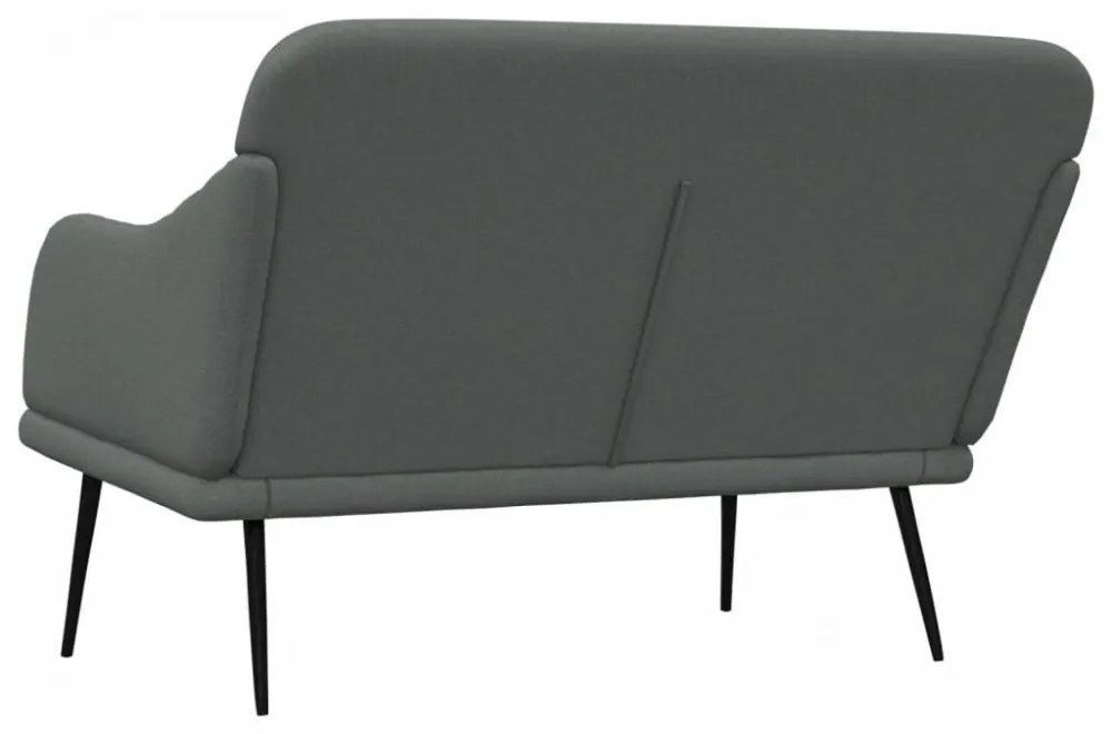 vidaXL sötétszürke szövetpad 110 x 76 x 80 cm