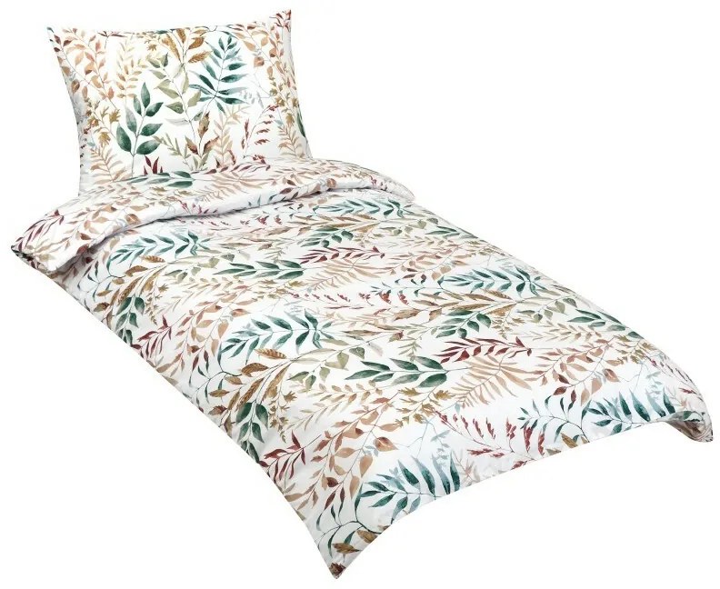 Bellatex Twig pamut ágyneműhuzat bézs, 140 x 220 cm, 70 x 90 cm, 140 x 220 cm, 70 x 90 cm