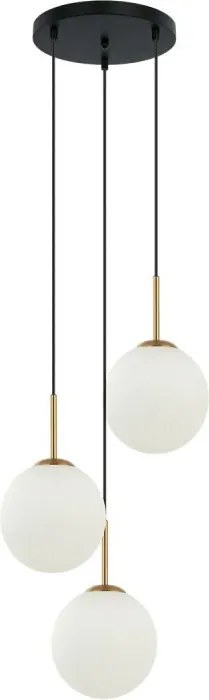 ITALUX PND-5578-3S-BRO-BK DEORE Többágú Függesztett Lámpa E27 IP20
