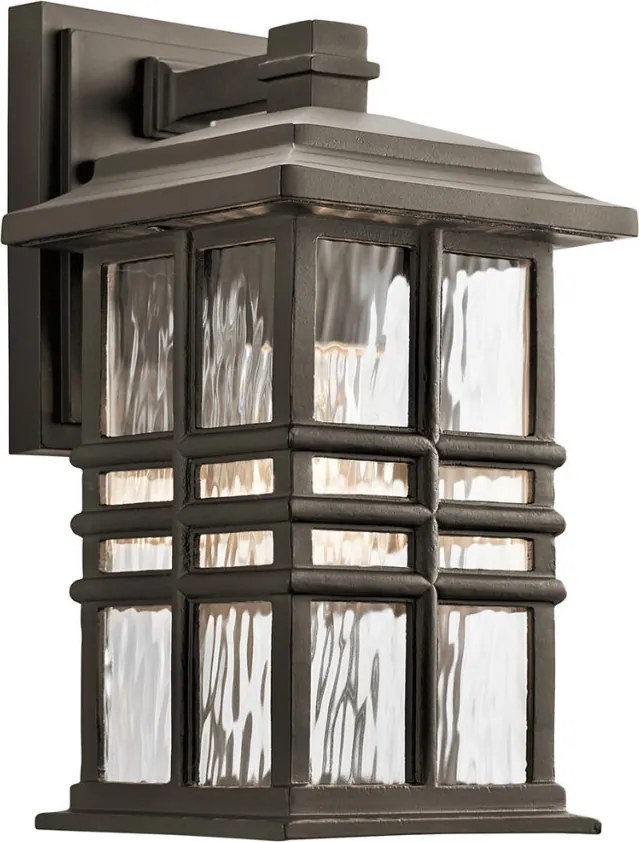 ELSTEAD KLBEACONSQUARESOZ BEACON SQUARE Klasszikus Kültéri Fali Lámpa Eves Bronz E27 IP44