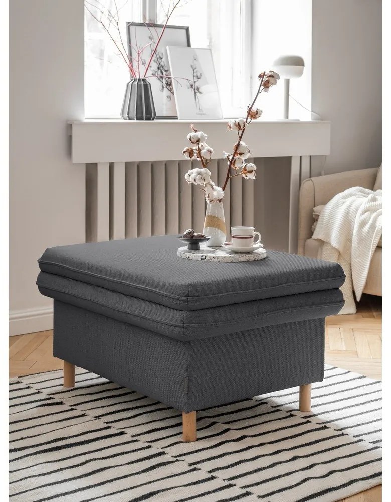 Sötétszürke lábtartó Simon – Miuform