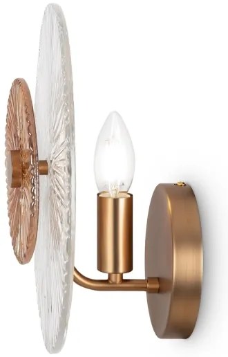 Maytoni MOD007WL-01G - Fali lámpa ASTER 1xE14/40W/230V