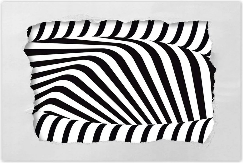 Poszterek 120x80 Absztrakt fekete-fehér