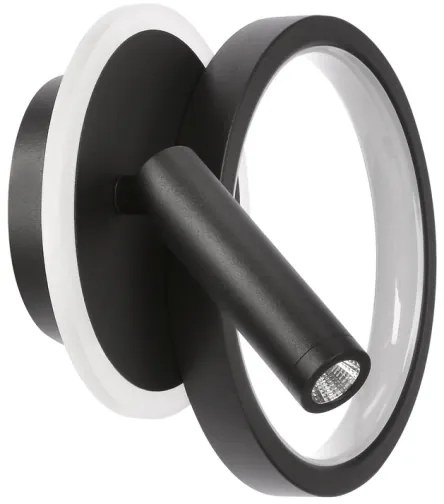 LED fali spotlámpa MONET LED/16W/230V fekete