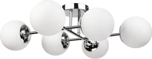 Brilagi - Felületre szerelhető csillár MALONY 6xE14/20W/230V fényes króm