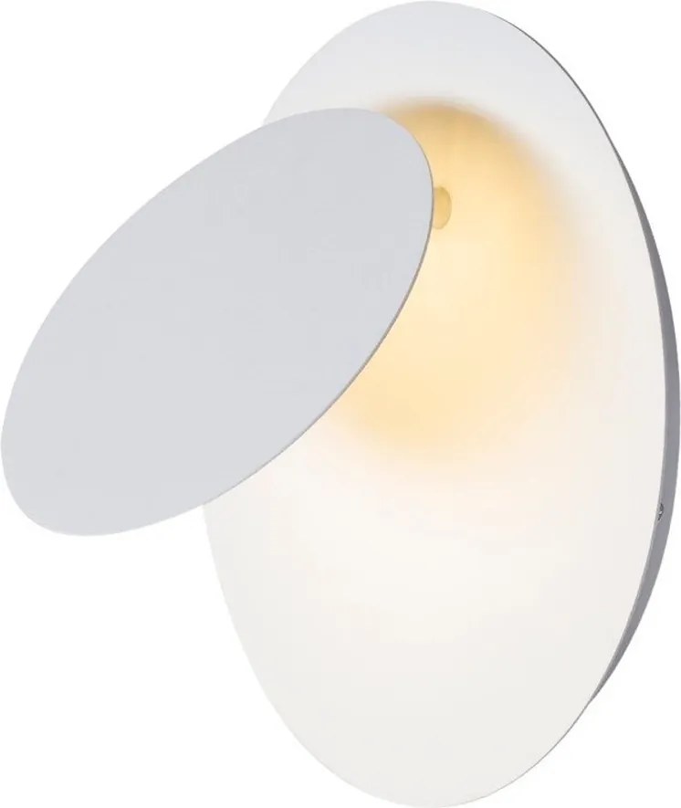 Elegáns fehér fali lámpa kerek fény falra Pills Led nappali