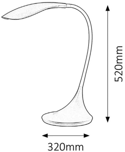 Rabalux 4164 - DOMINIC LED dimmelhető lámpa 1xLED/4,5W/230V