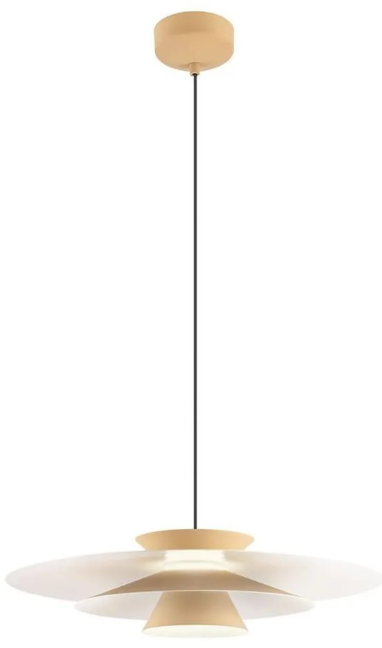 Redo 01-3003 - LED zsinóros csillár FARGO LED/16,5W/230V átm. 50 cm bézs/fehér