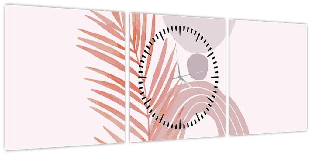 Kép - Lila minimalizmus N⁰1 (órával) (90x30 cm)