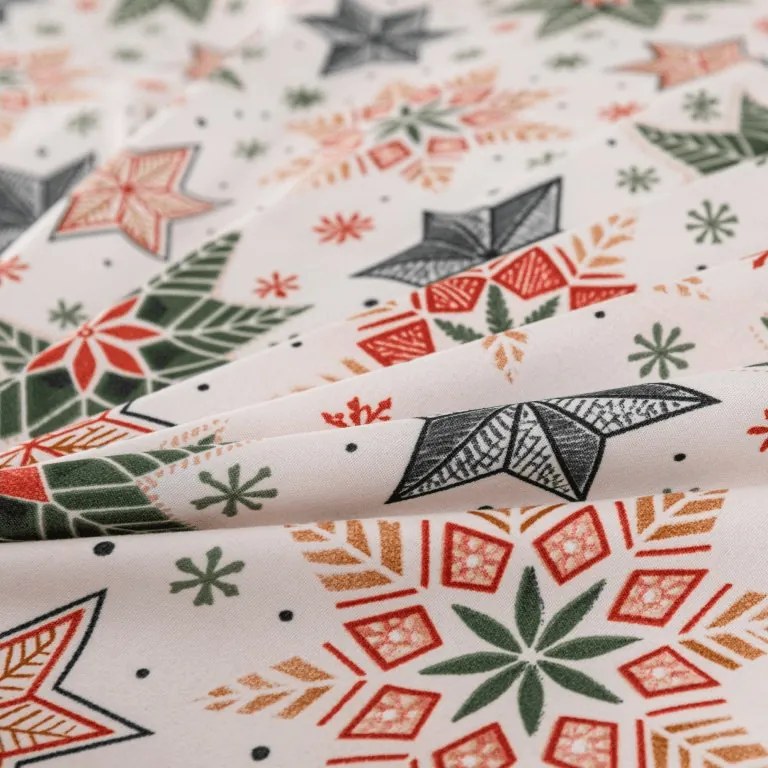 Mikroszálas ágyneműhuzat CHRISTMAS STAR színes kivitel Ágyneműhuzat mérete: 70 x 90 cm | 140 x 220 cm