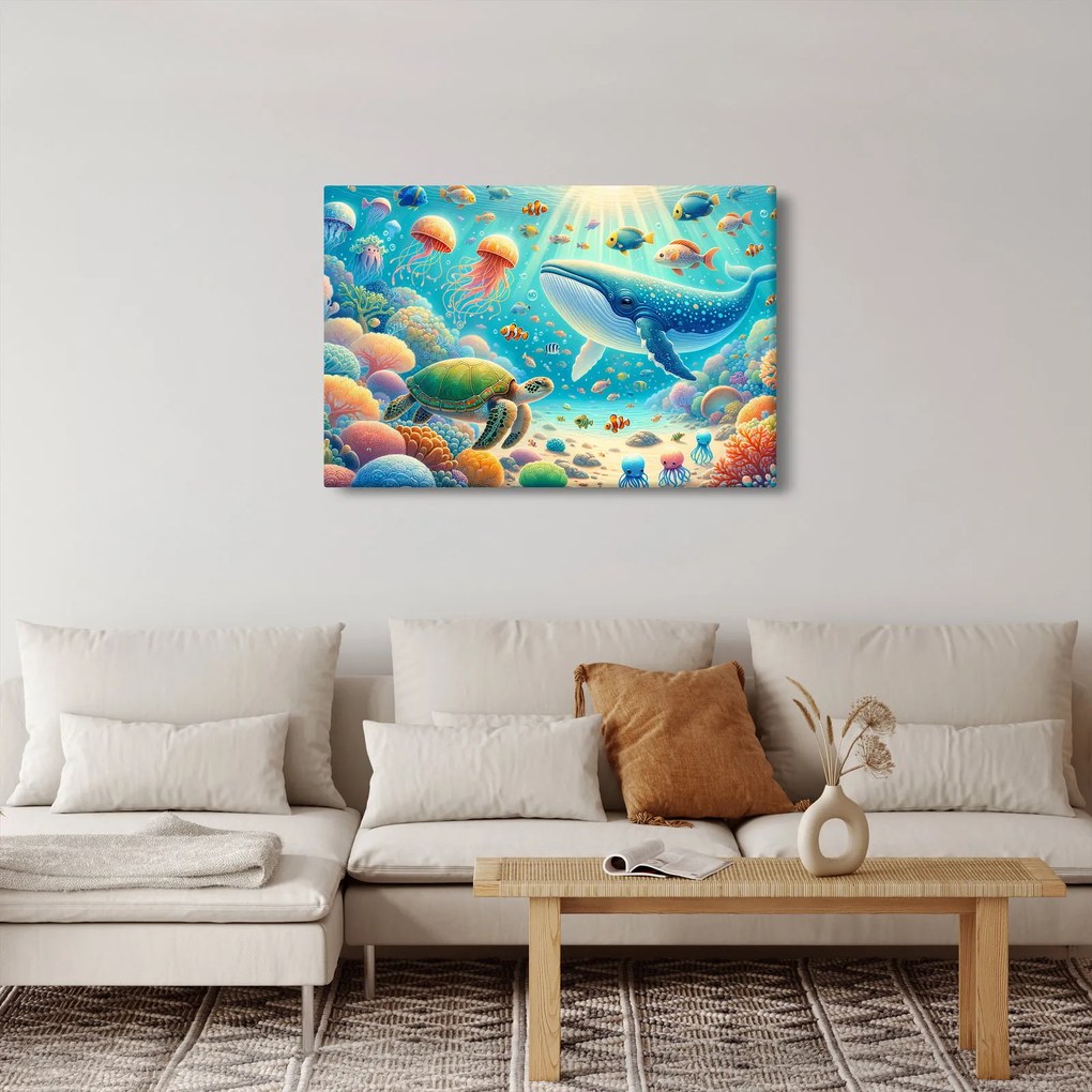 Kép - A világ a víz alatt (90x60 cm)