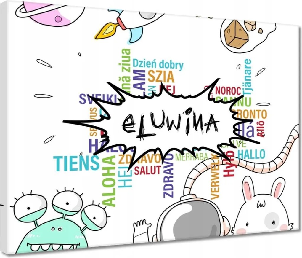 Vászonkép 40x30 Eluwina Üdvözlet
